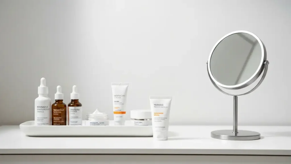 Retinol z innymi kwasami - reguła odstępu nocnego