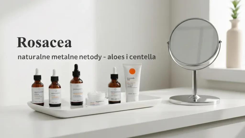 Rosacea naturalne metody - aloes i centella