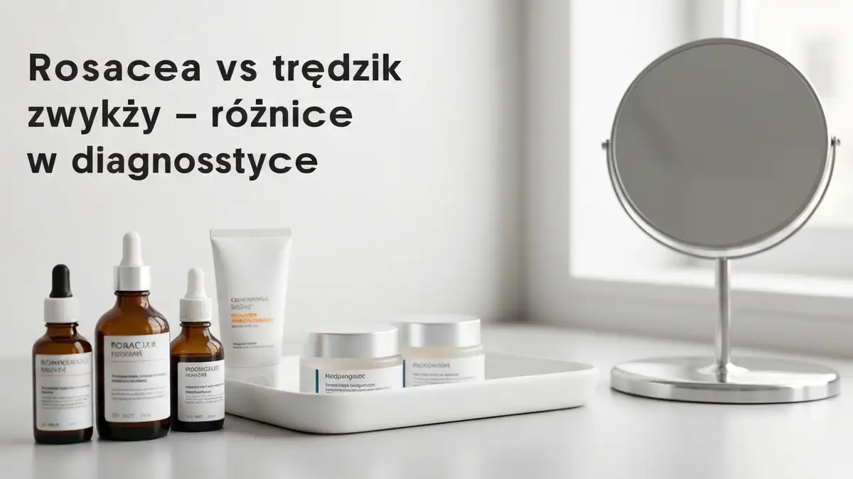 Rosacea vs trądzik zwykły - różnice w diagnostyce - hero image