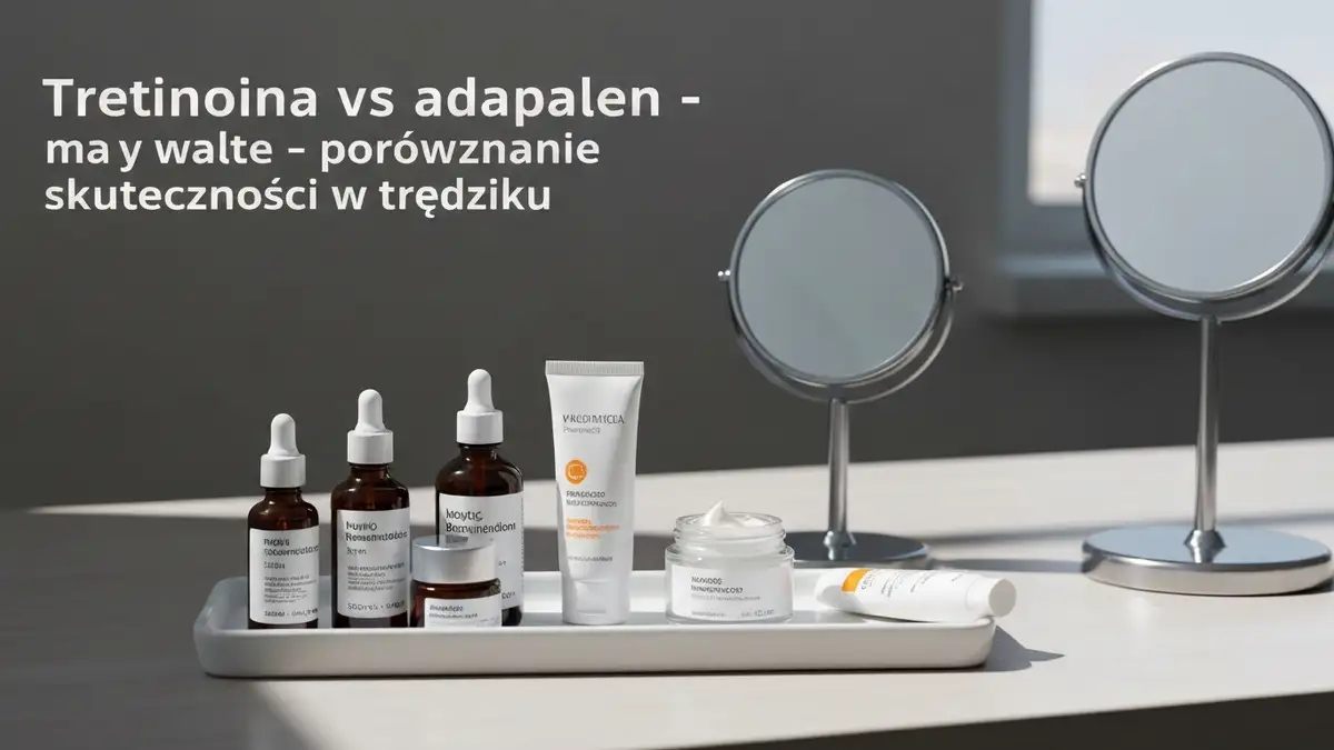 Tretinoina vs adapalen - porównanie skuteczności w trądziku - hero image