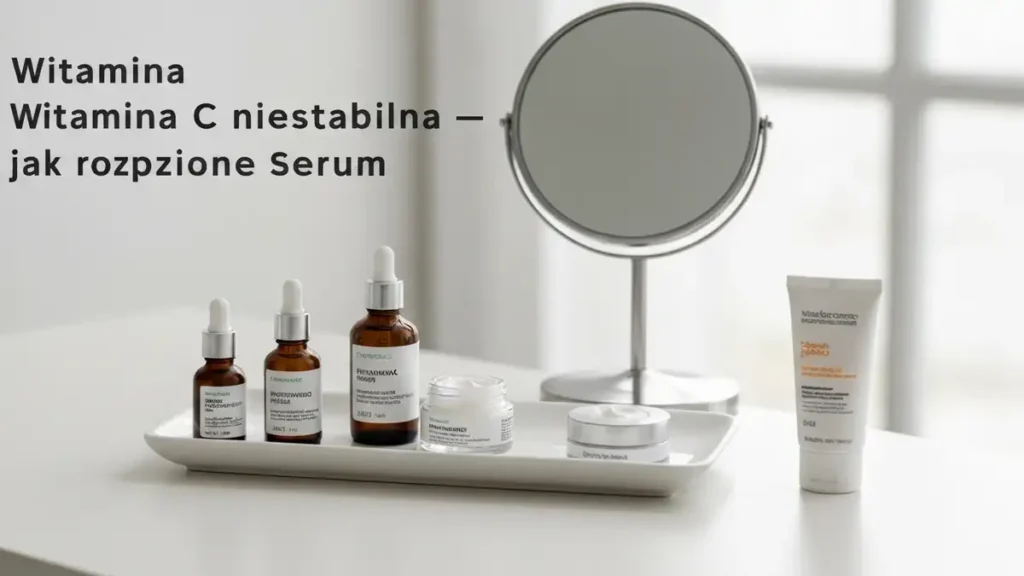 Witamina C niestabilna - jak rozpoznać utlenione serum