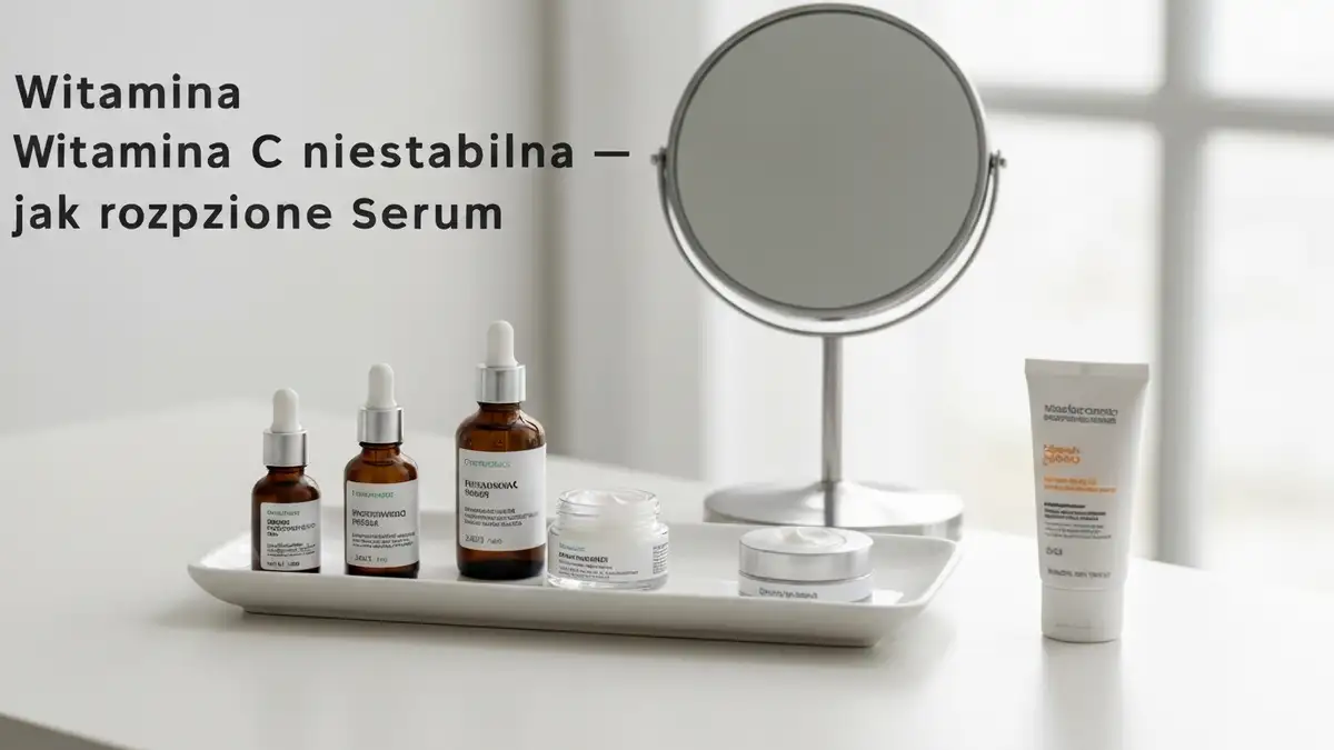 Witamina C niestabilna - jak rozpoznać utlenione serum - hero image